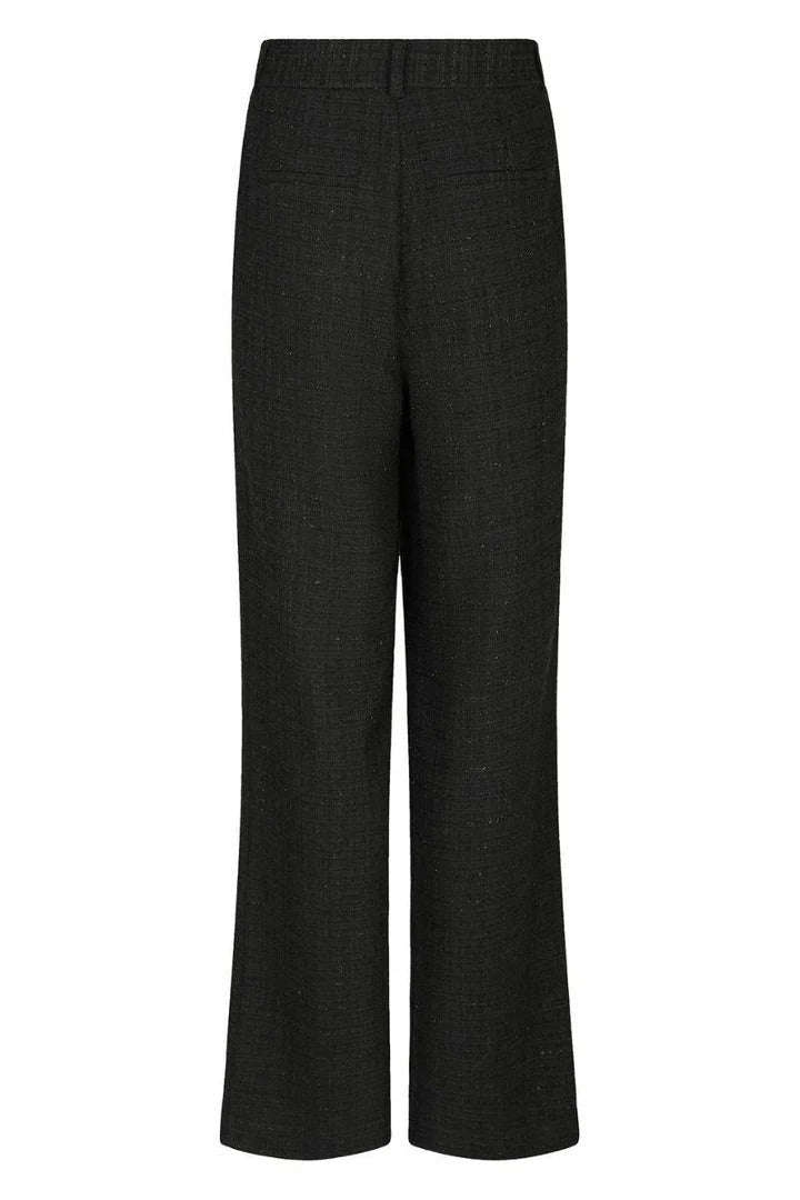 Neo Noir Emmett Bouclé Trousers – Black
