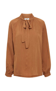 Sorbet SBPAJA Silk Blouse  - Camel