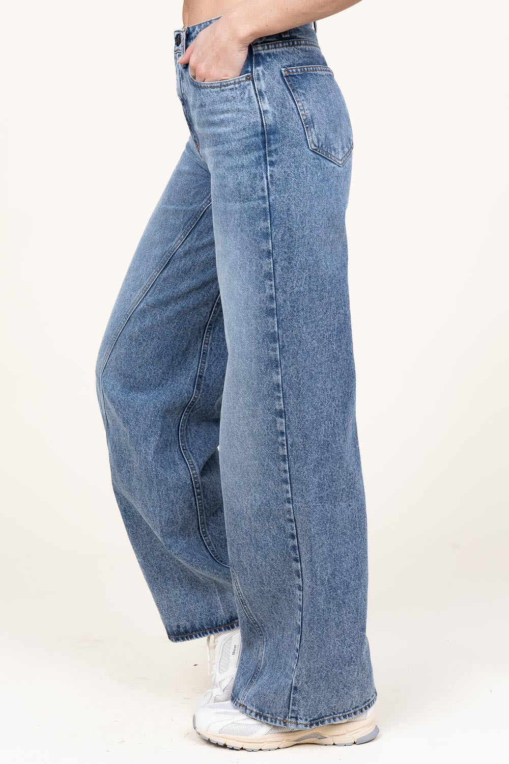 Co'couture Vika Non-Stretch Wide-Leg Jeans – Blue