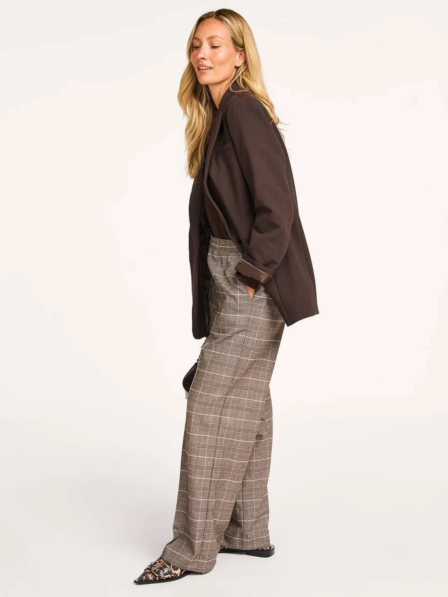 Co'couture Claudine CC Wide-Leg Trousers – Walnut
