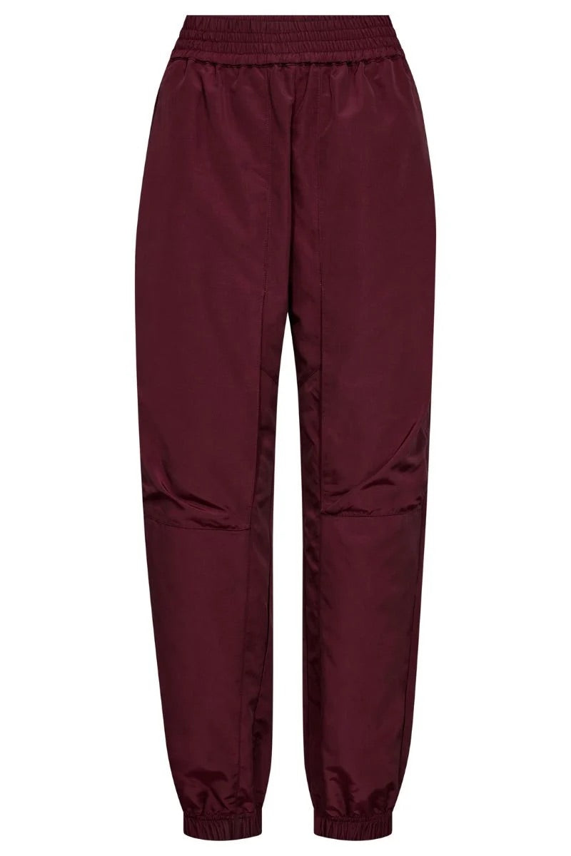 Co'couture Trice CC Tech Jogger Trousers – Burgundy