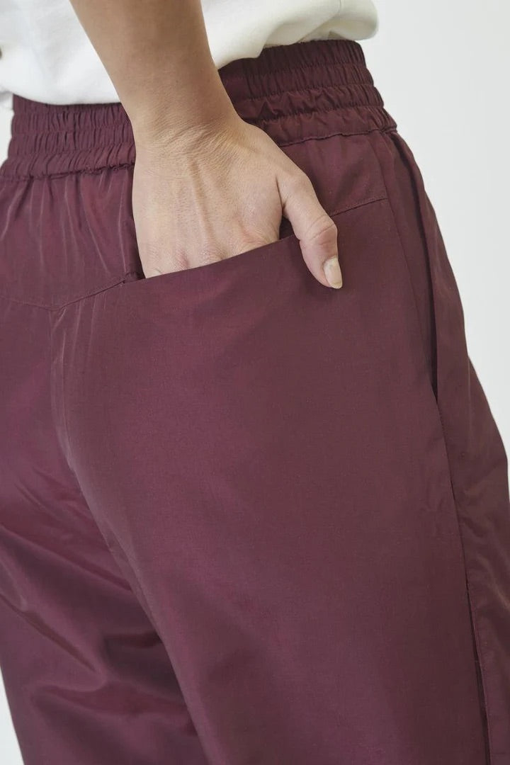 Co'couture Trice CC Tech Jogger Trousers – Burgundy