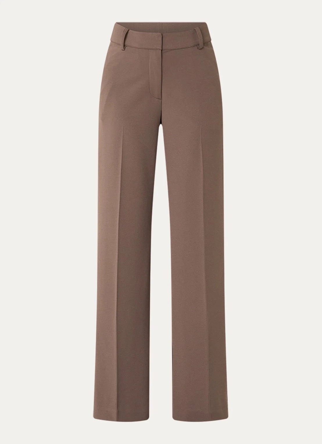 Co'couture Matty Wave Seam Wide-Leg Trousers – Mauve