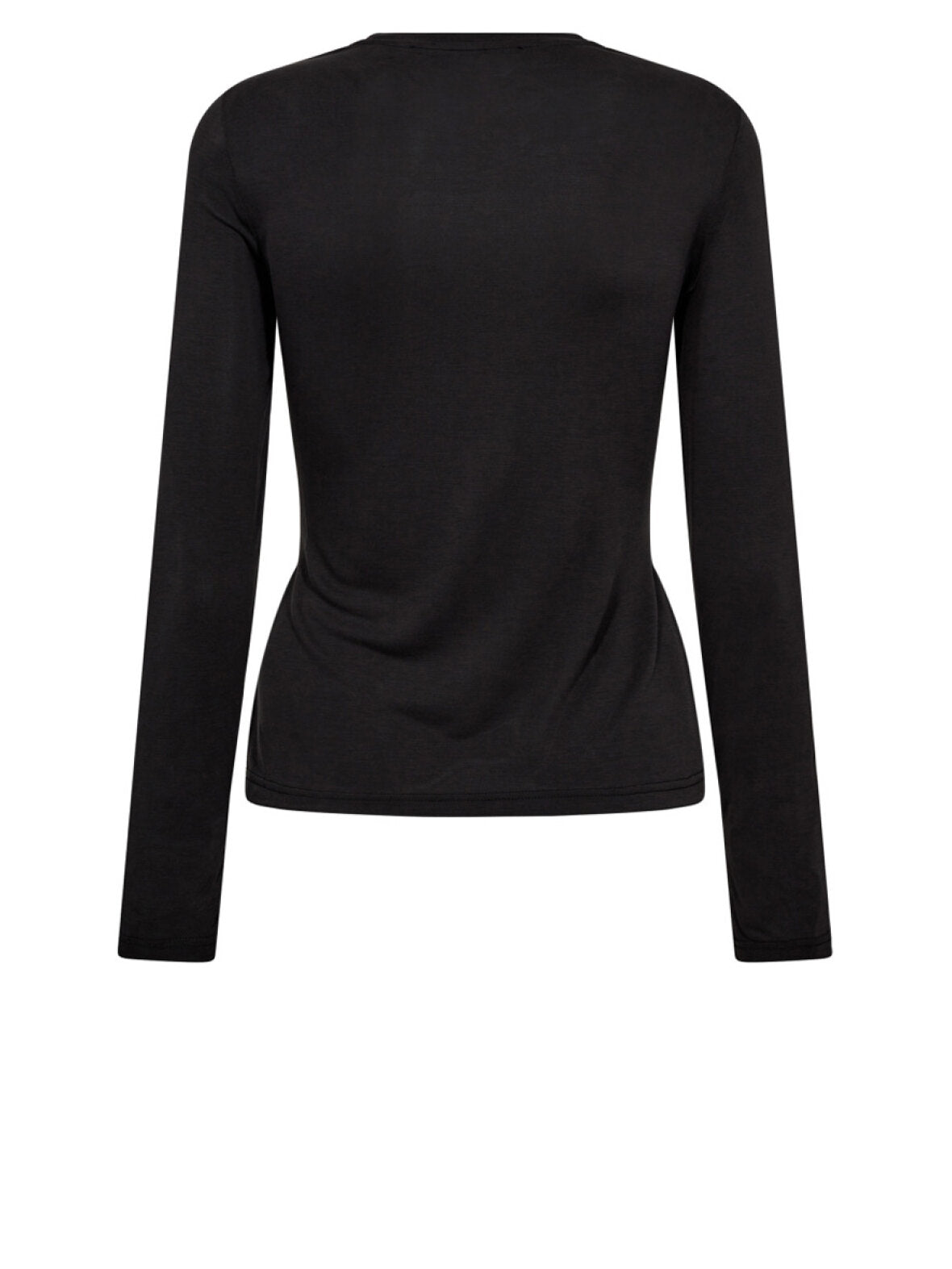 Co'couture Camilla CC Drape LS Blouse – Black