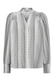Co'couture Olly CC V-Long-Sleeve Shirt – Off White