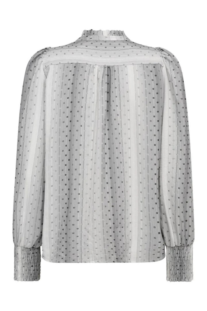 Co'couture Olly CC V-Long-Sleeve Shirt – Off White
