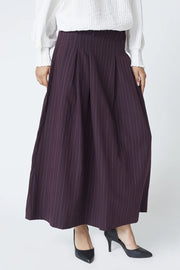 Co'couture Anya CC Trinny Pleat Skirt – Plum