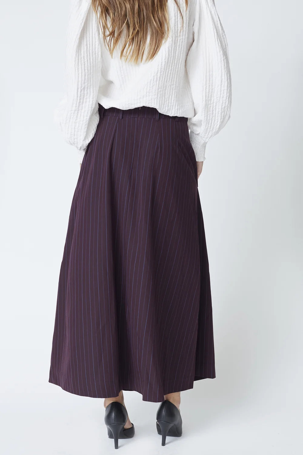 Co'couture Anya CC Trinny Pleat Skirt – Plum