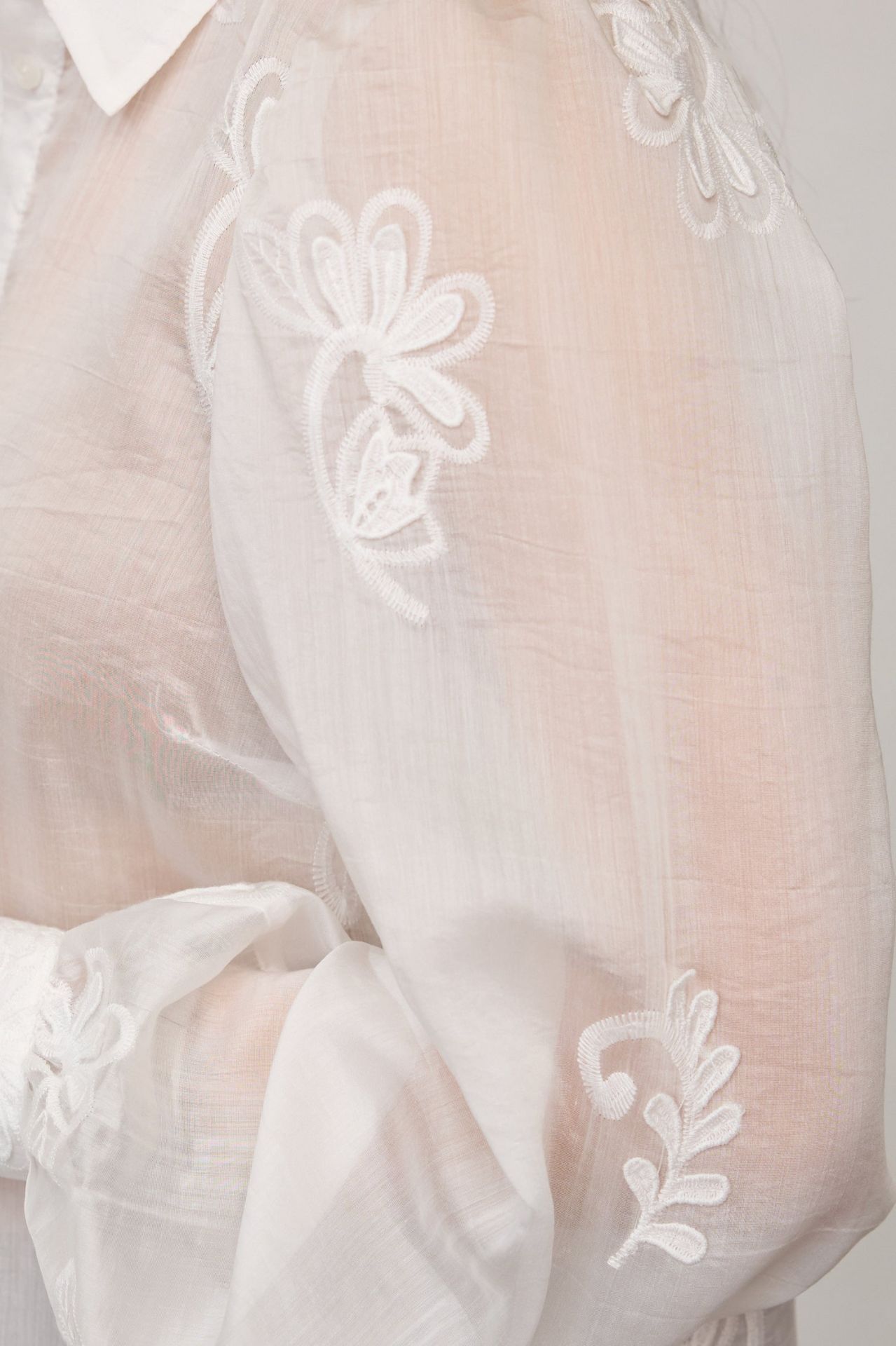 Co'couture Novin CC Embroidered Shirt – Off White