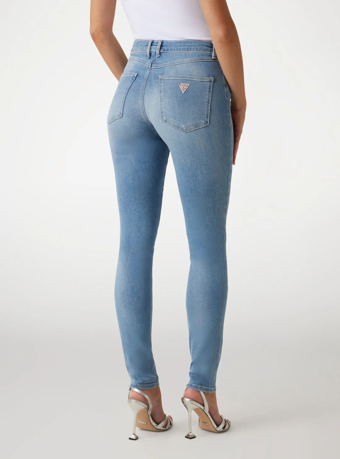 Guess 1981 High-Rise Skinny Jeans – Carrie Light Wash