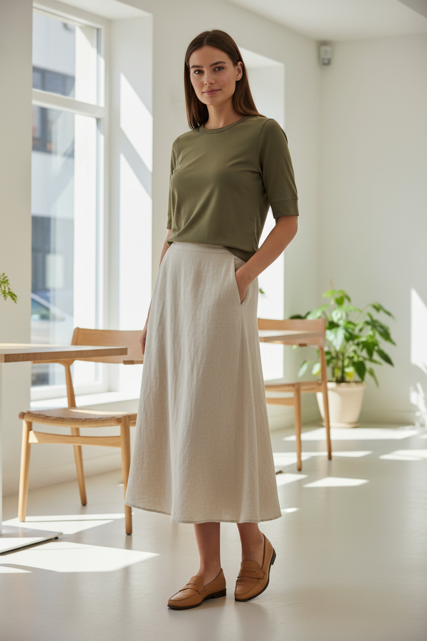 Co'couture Army Tee – Skandináv kávézó