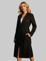 Guess Arianne Long Black Coat Dress – Midi | Size L